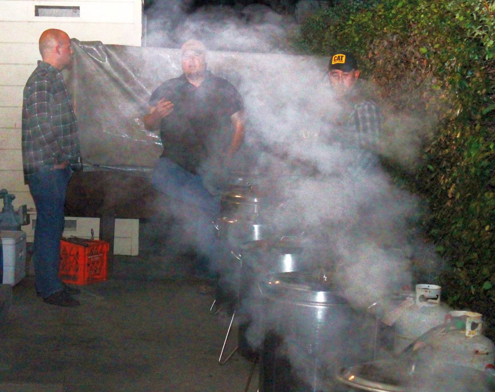 Steaming crab at the NSGW Crab Feed